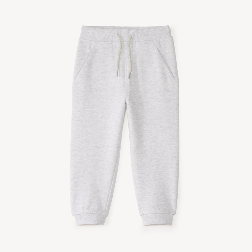 Pantalón de chándal de felpa lisa para bebé niño 