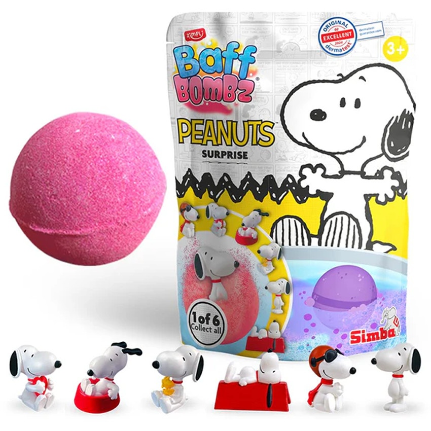 Bomba de baño Peanuts Snoopy +3años (modelo aleatorio) 