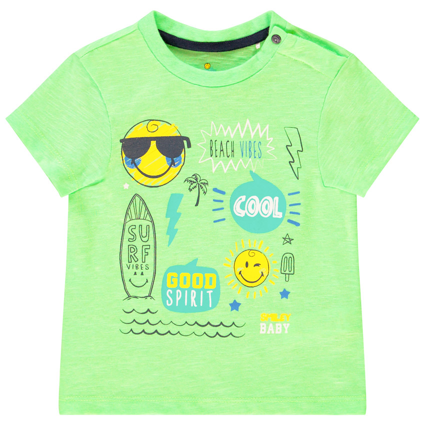 Camiseta manga corta Smiley Baby 