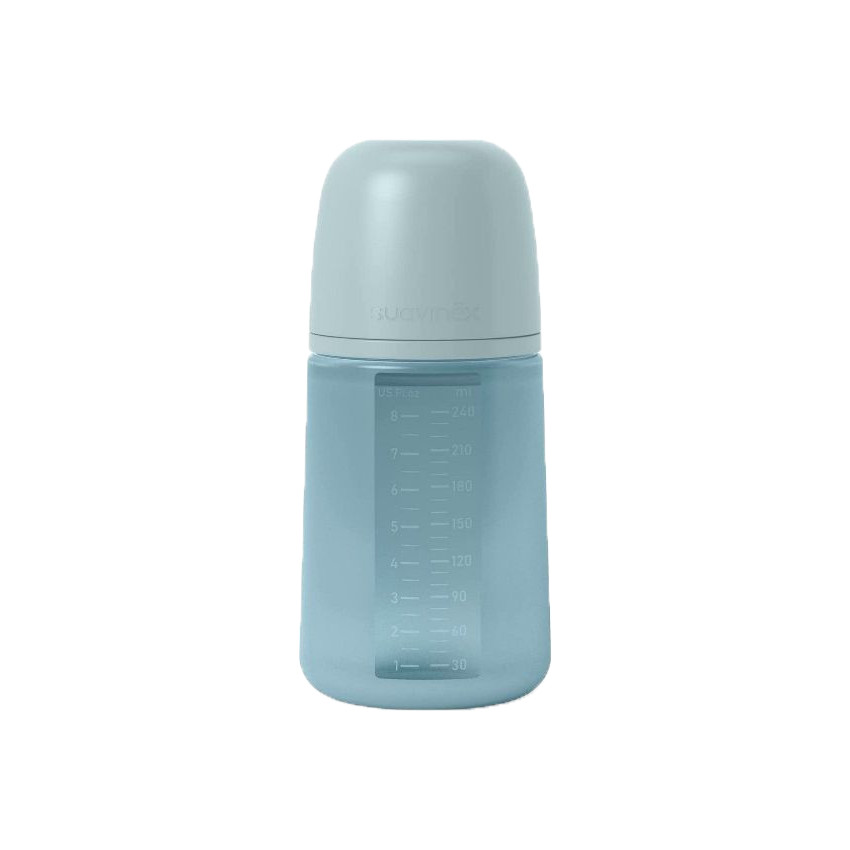 Biberon en silicone Colour Essence 250ml Bleu  Additional Biberon en silicone Colour Essence 250ml Bleu