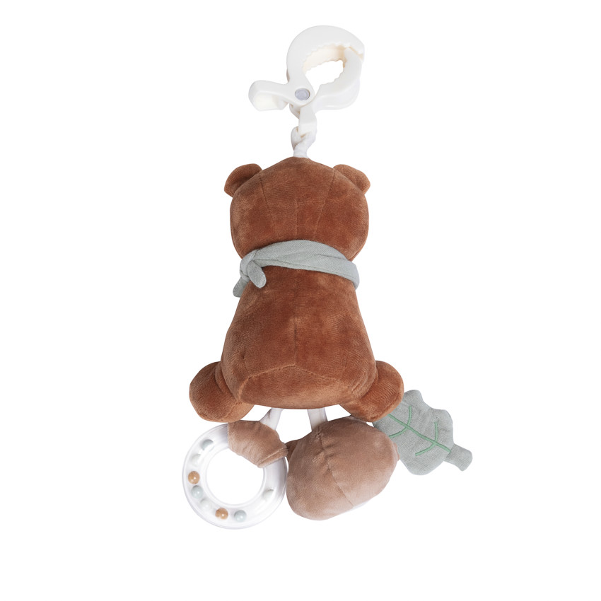 Peluche de actividades para colgar oso Rey de los Bosques 