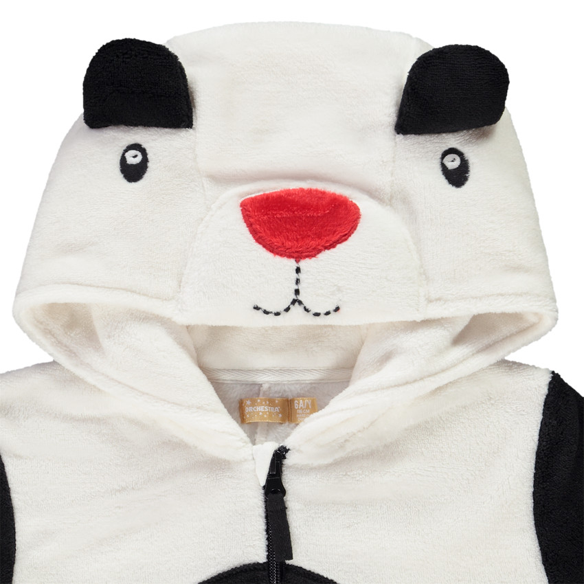 Pijama en sherpa con capucha divertida para niño Main Pijama en sherpa con capucha divertida para niño