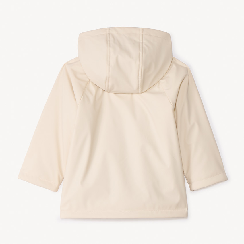 Parka repelente con bolsillos divertidos de oso para bebé niño 