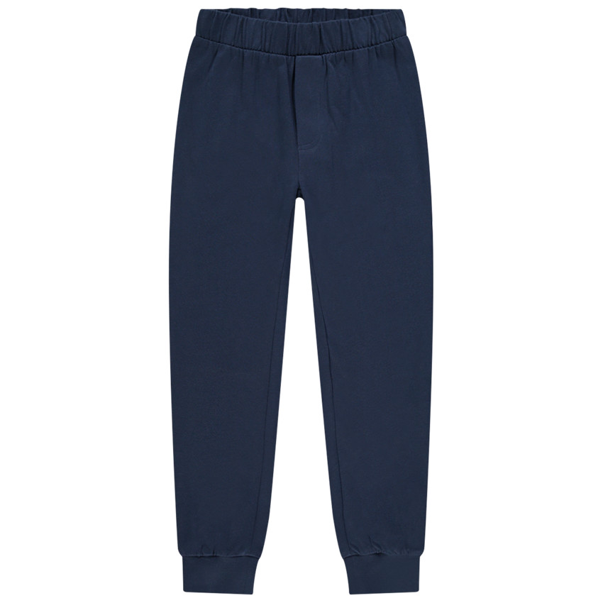 Pijama de algodón bicolor estampado guitarra y mensajes 