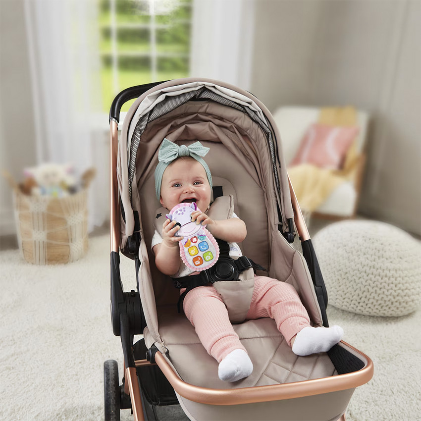 Teléfono de juguete para bebés Hipo Pop it rosa 