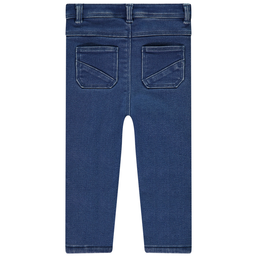 Jean con forro micropolar y bolsillo lúdico para bebé niño 