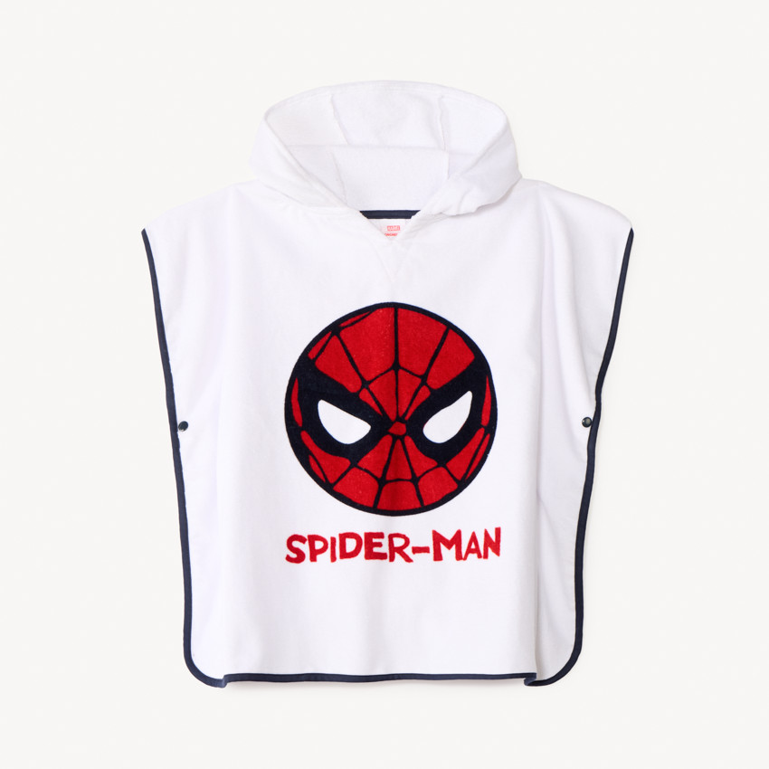 Capa de baño de toalla de microfibra Spider-Man Marvel para niño. 
