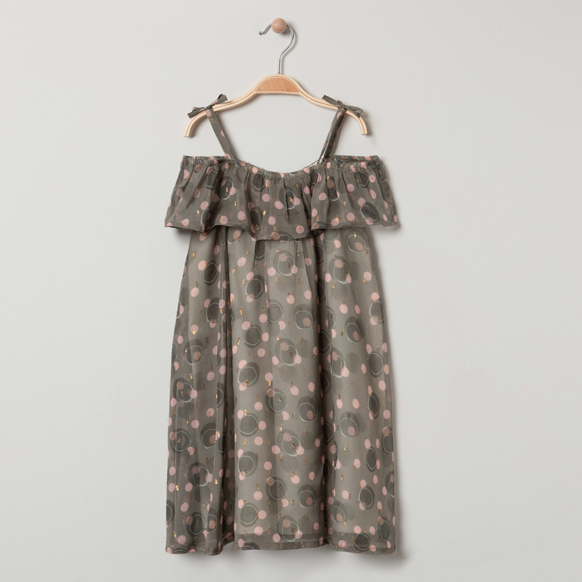 Vestido tirantes estampado gráfico all-over  Additional Vestido tirantes estampado gráfico all-over