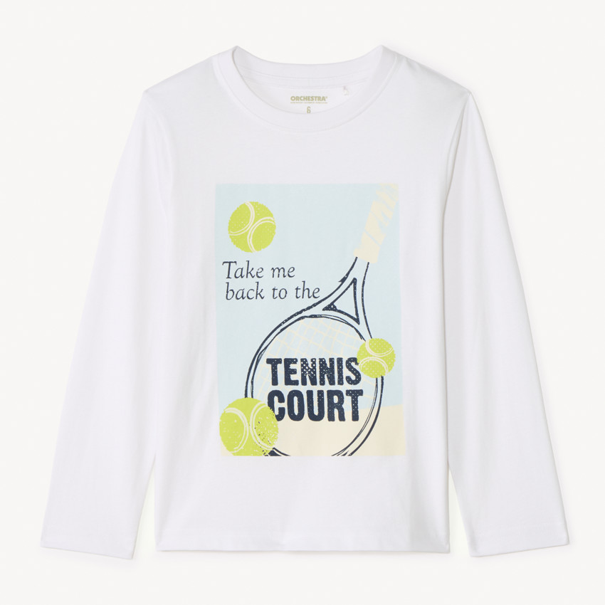 Camiseta de manga larga estampada para niño 