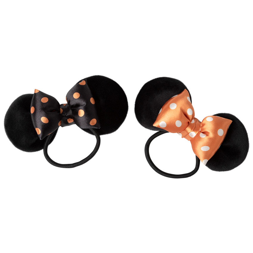 Lot de 2 élastiques à oreilles et noeud de Minnie Disney 