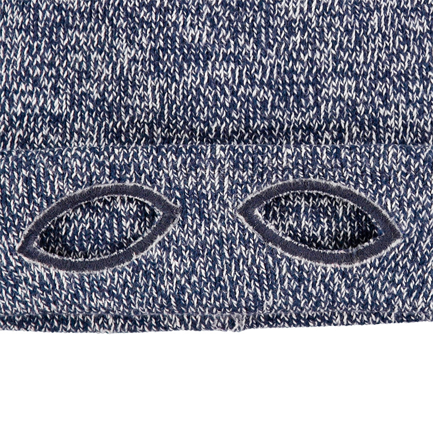 Gorro de punto con efecto de máscara 