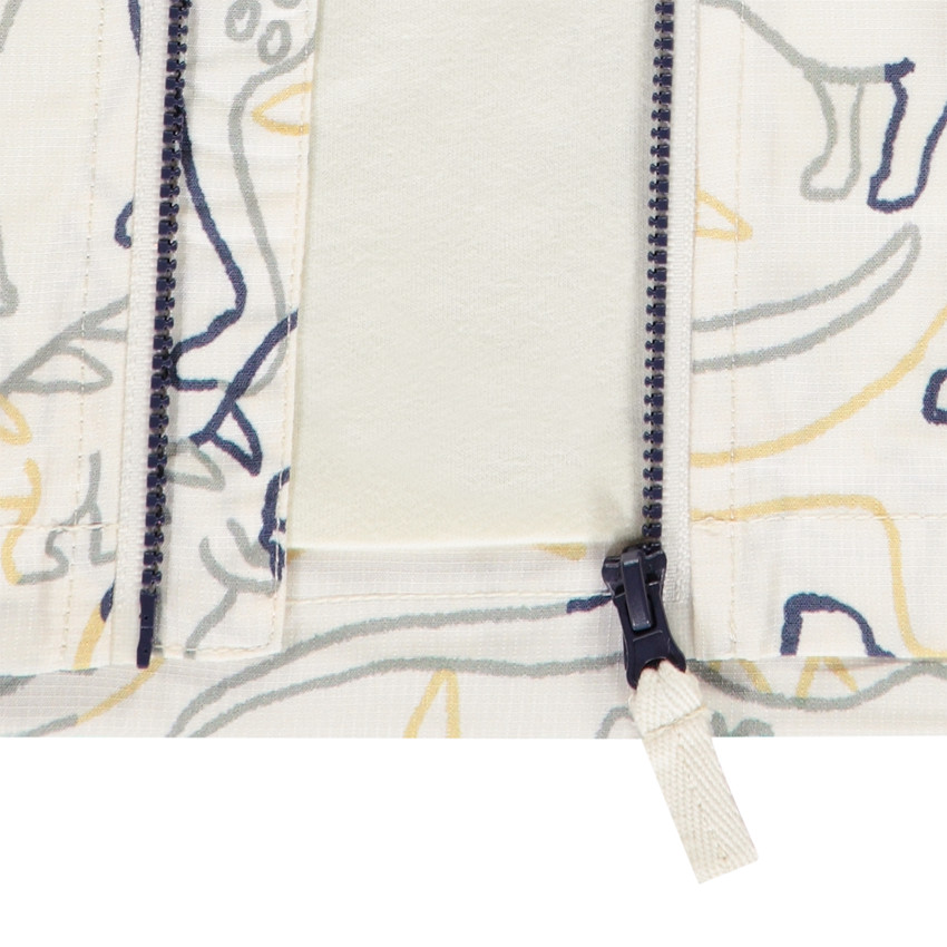 Chaqueta cortavientos estampada de dinosaurios para bebé niño 