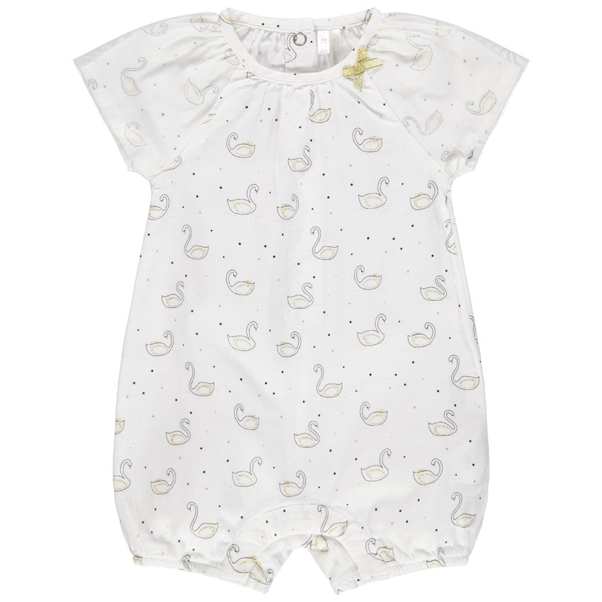 Mono corto estampado cisnes all-over  Additional Mono corto estampado cisnes all-over