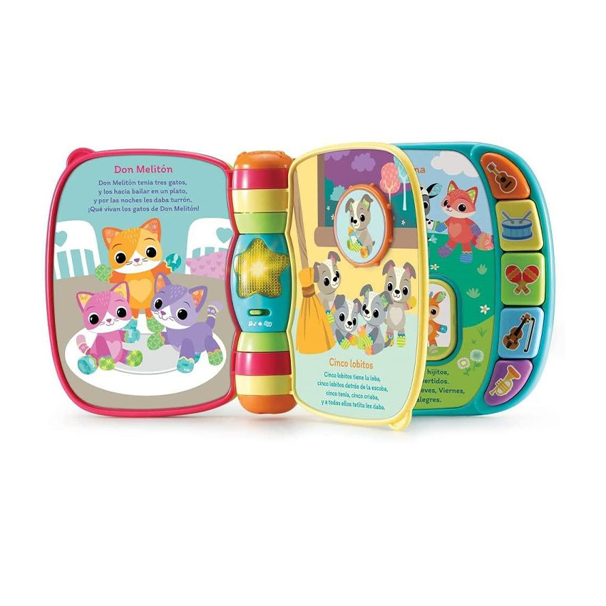 Libro interactivo para bebés Primeras canciones +6M 