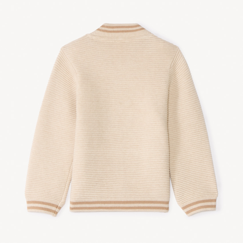 Chaleco teddy de punto liso para bebé niño 