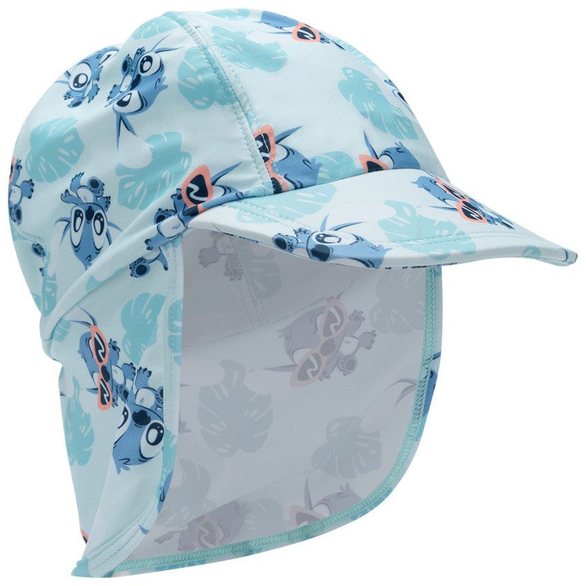 Gorra sahariana anti-UV estampada de Stitch Disney para bebé 