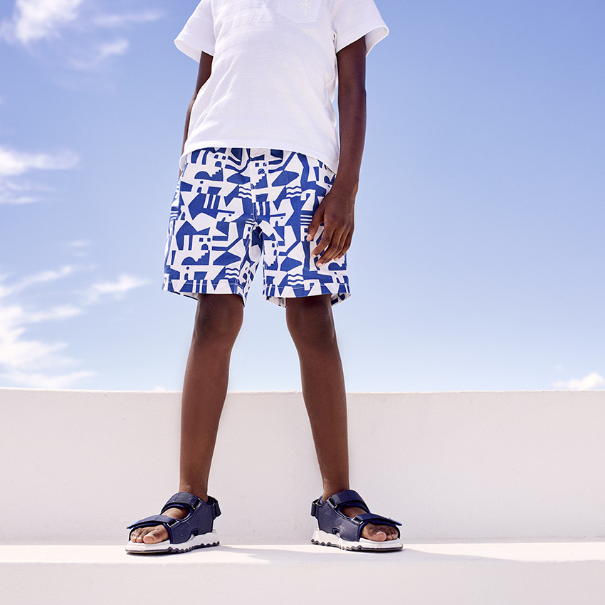 Bermudas estampadas Mykonos para niño 