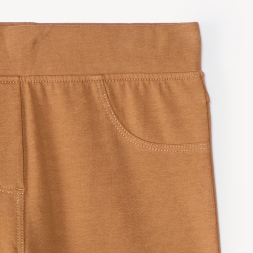 Jegging liso de punto para niña 