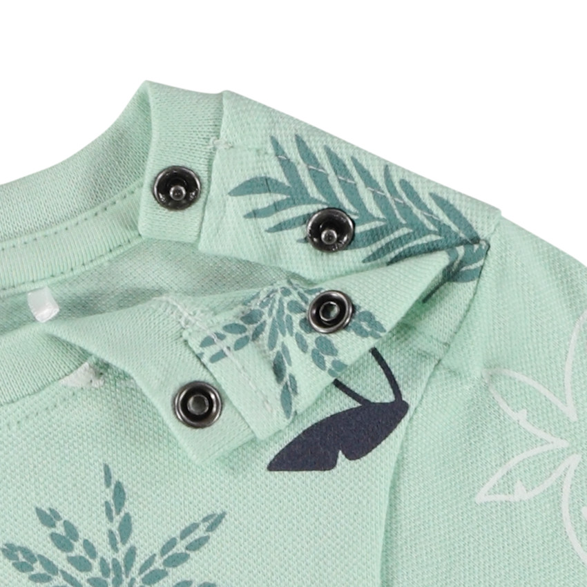 Conjunto 2 piezas estampado palmeras para bebé niño 