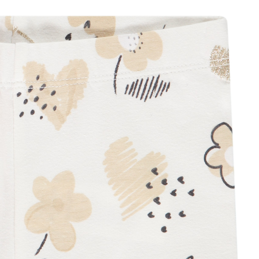 Conjunto de ceremonia con túnica y pantalón impreso para bebé niña 