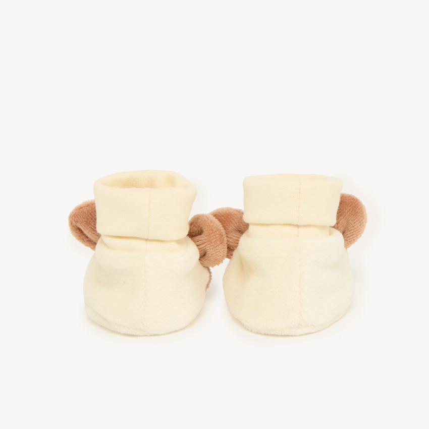 Zapatillas de bebé niña de terciopelo de Minnie Disney 
