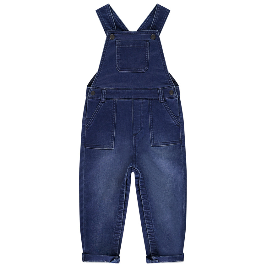 Pelele largo efecto denim para bebé niño 