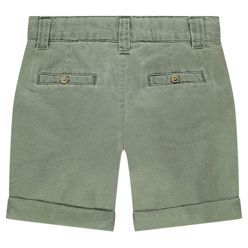 Bermudas por encima de la rodilla de algodón de fantasía 