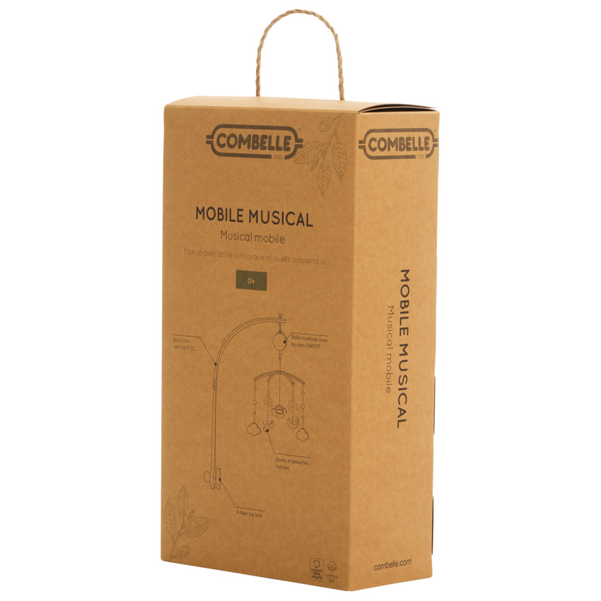 Móvil musical Paseo Bucólico verde 