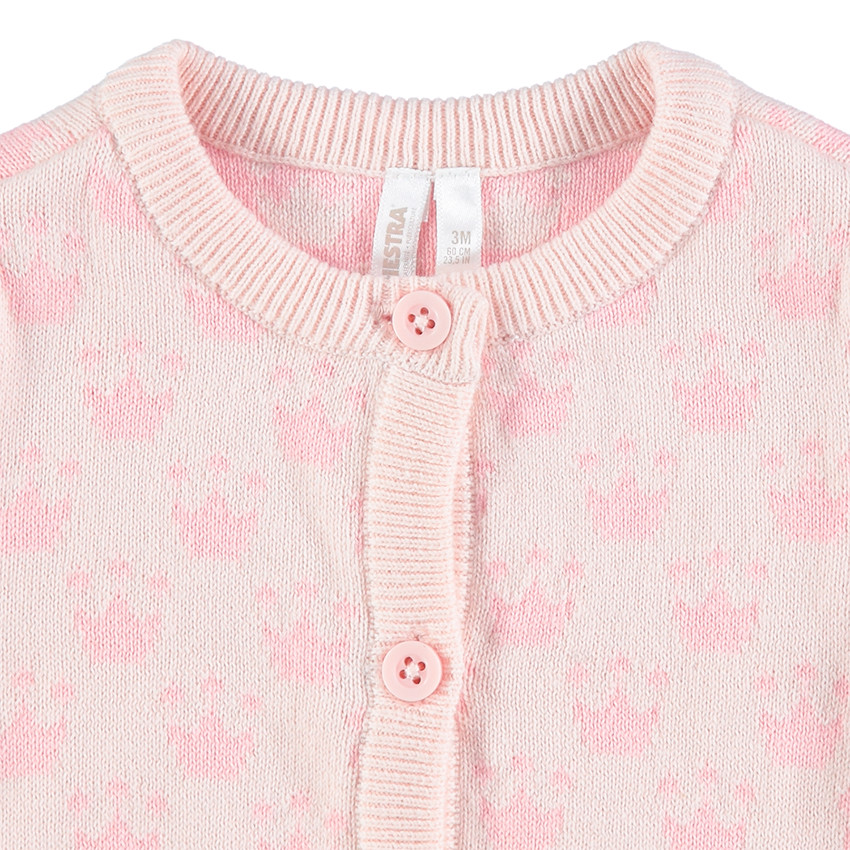 Chaqueta de punto con dibujo de jacquard all over  Additional Chaqueta de punto con dibujo de jacquard all over