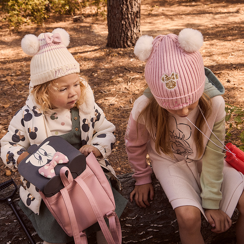 Conjunto gorro y snood Minnie Disney para bebé niña 