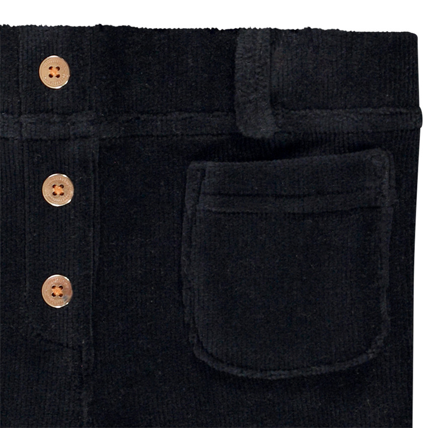 Jeggings de terciopelo para niña 