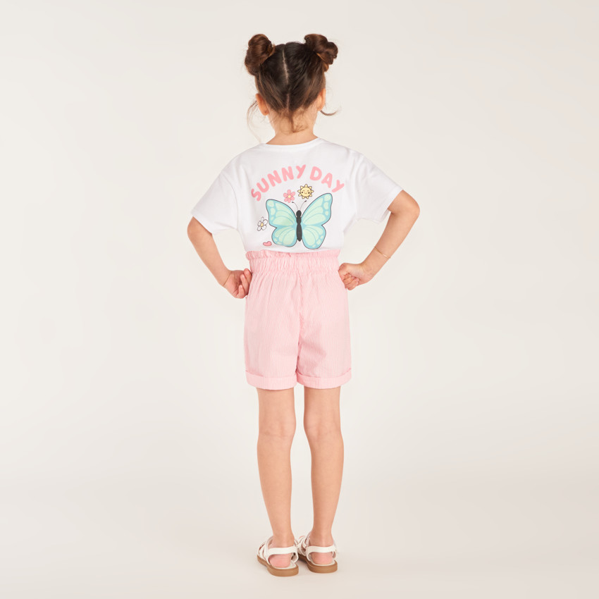 Camiseta de manga corta 1/2 oversize Billie Boo para niña 