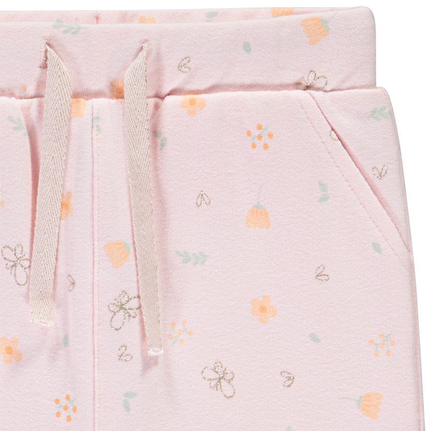 Chándal de felpa con estampado brillante para niña bebé 