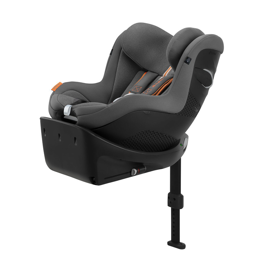 Silla de coche giratoria i-Size Sirona Gi tejido Plus gris lava 