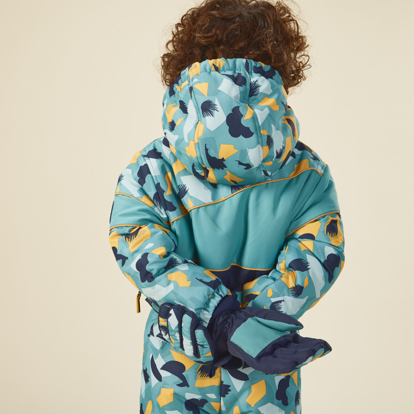 Combinaison de ski déperlante imprimé graphique pour garçon 