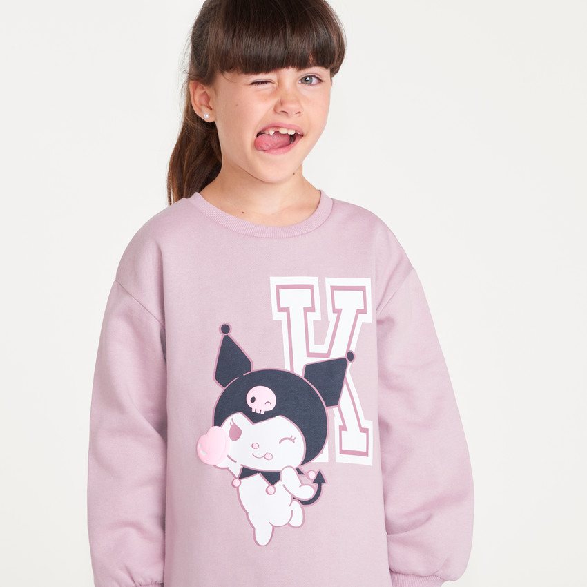 Ropa de estilo sudadera para niña Kuromi Hello Kitty 