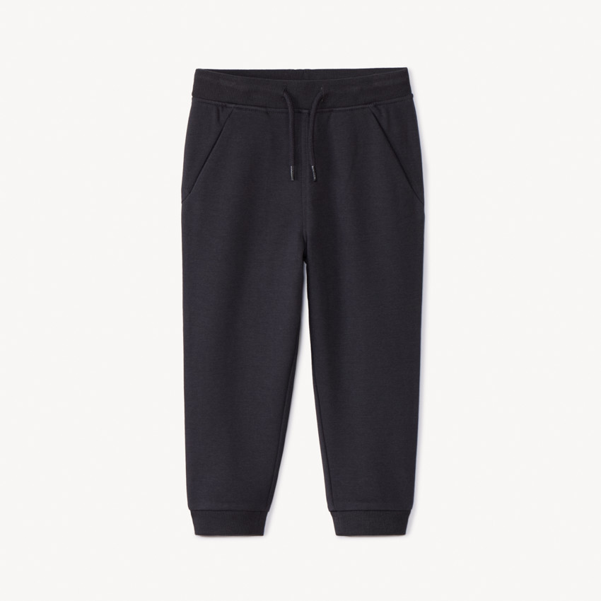 Pantalón jogging de felpa liso para bebé niño 