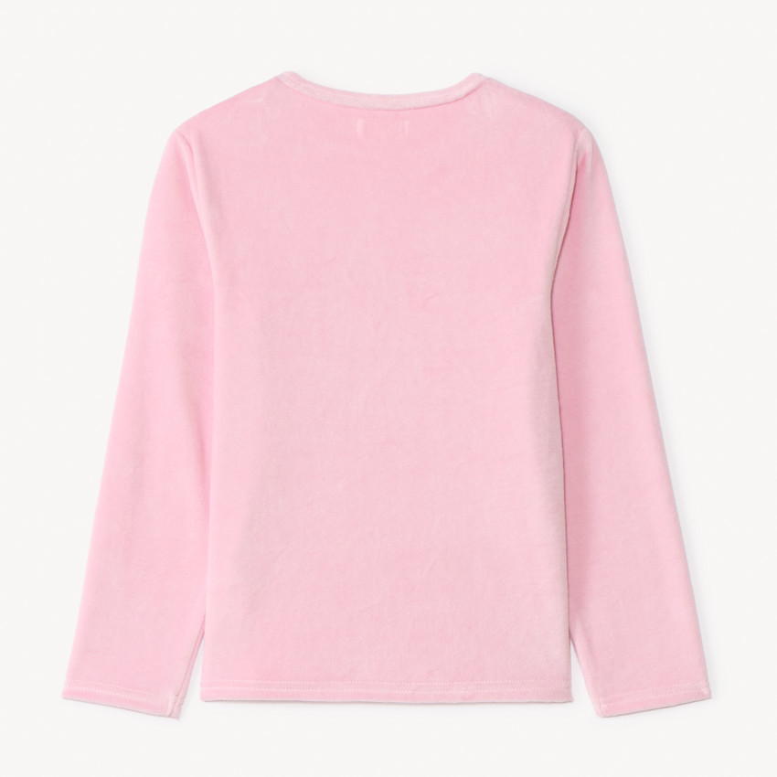 Set pyjama 3 pièces en velours avec cache-œil pour fille  