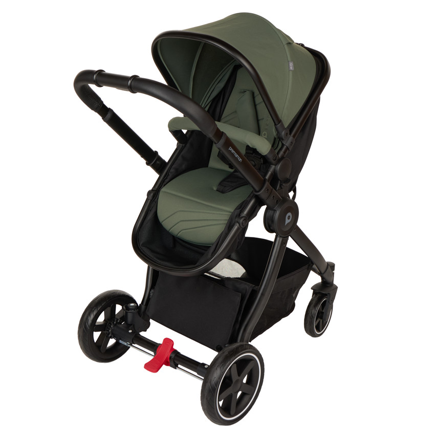 Carrito trio combinado Sienna y asiento de coche i-Prim kaki negro 