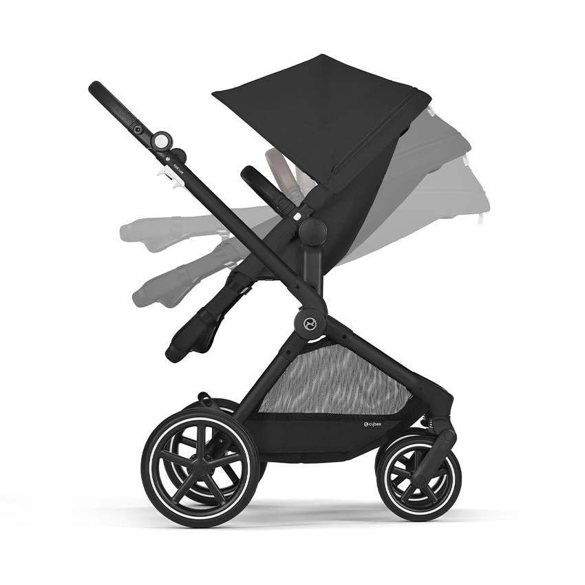 Poussette 2 en 1 convertible Eos Lux black/moon black  Additional Poussette 2 en 1 convertible Eos Lux black/moon black