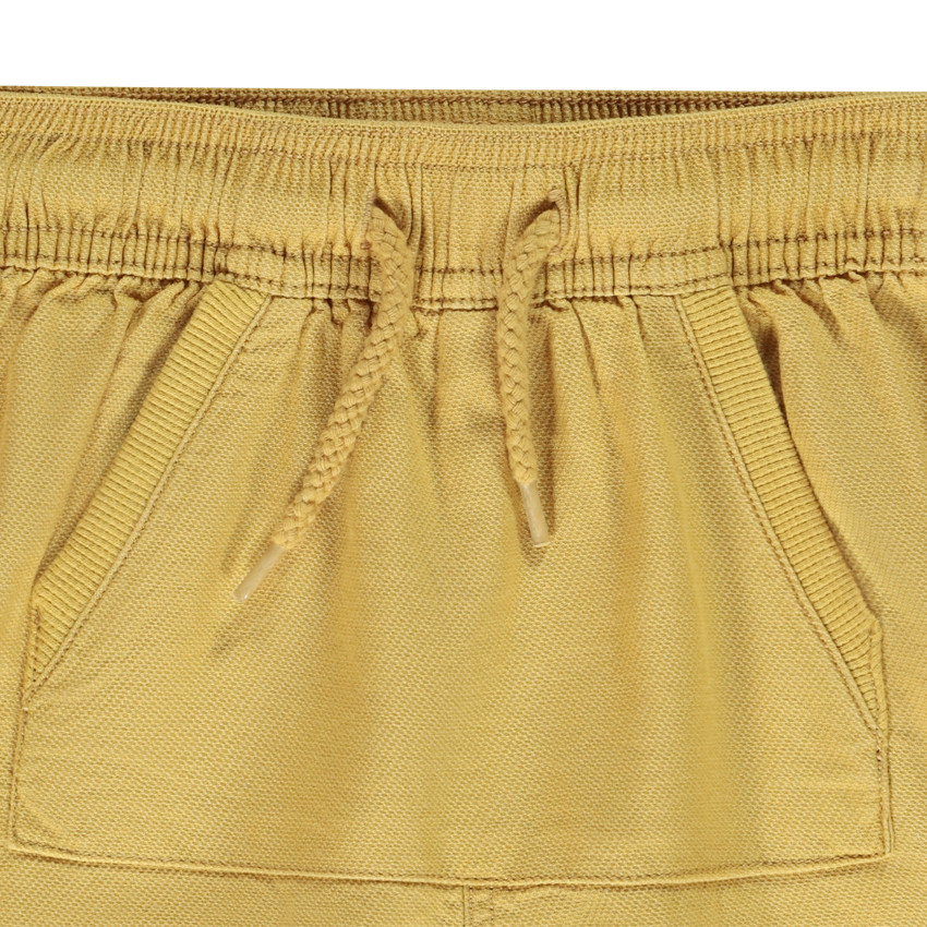 Bermudas de algodón con bolsillo canguro niño 