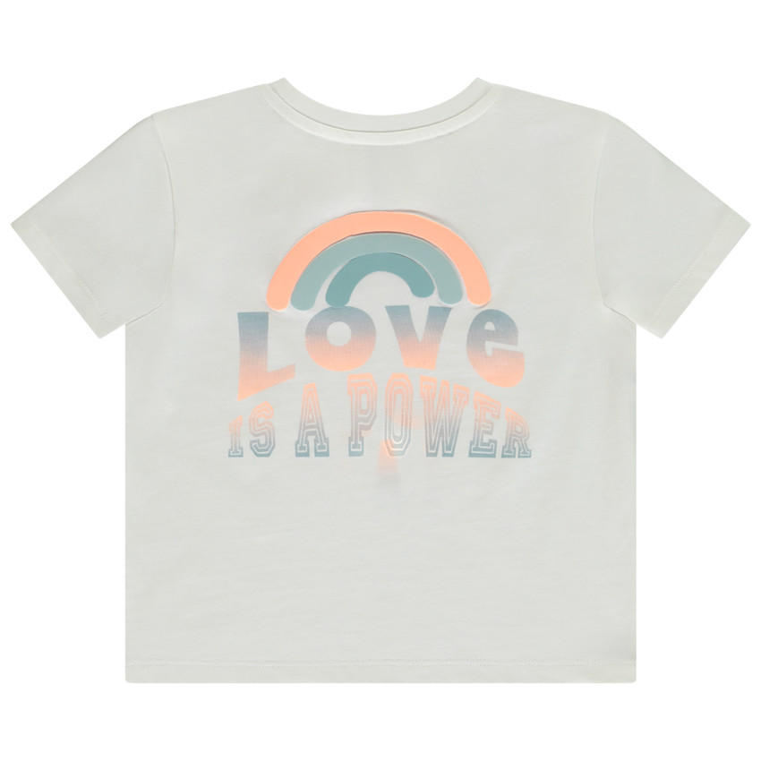 Camiseta manga corta con estampado degradado para bebé niño 