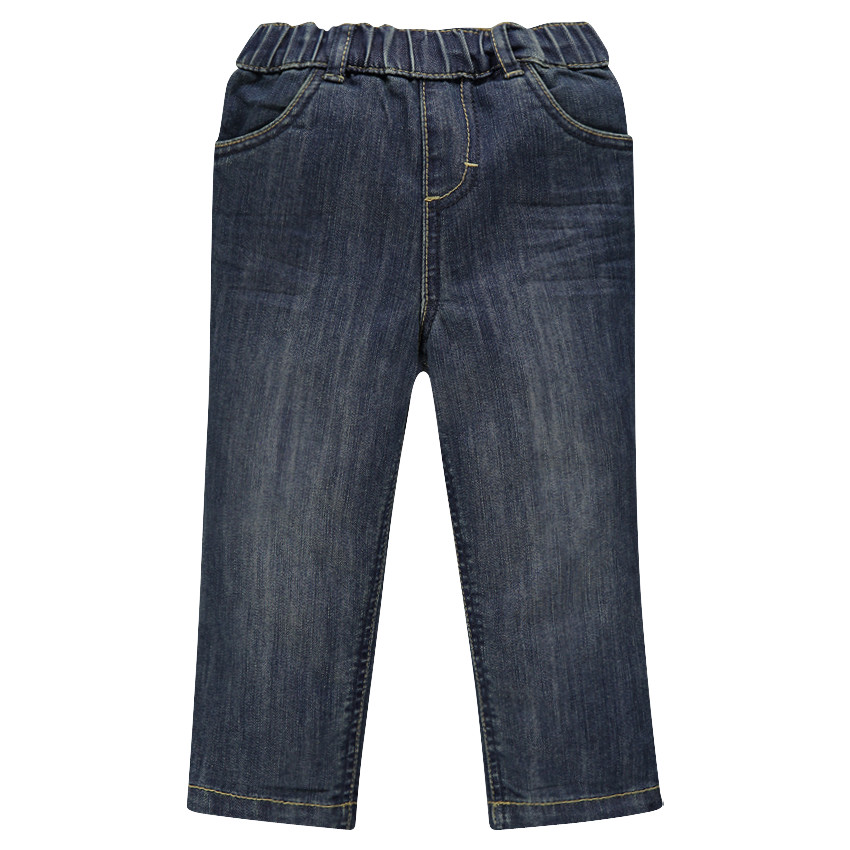 Jeans efecto usado cintura elástica  Additional Jeans efecto usado cintura elástica