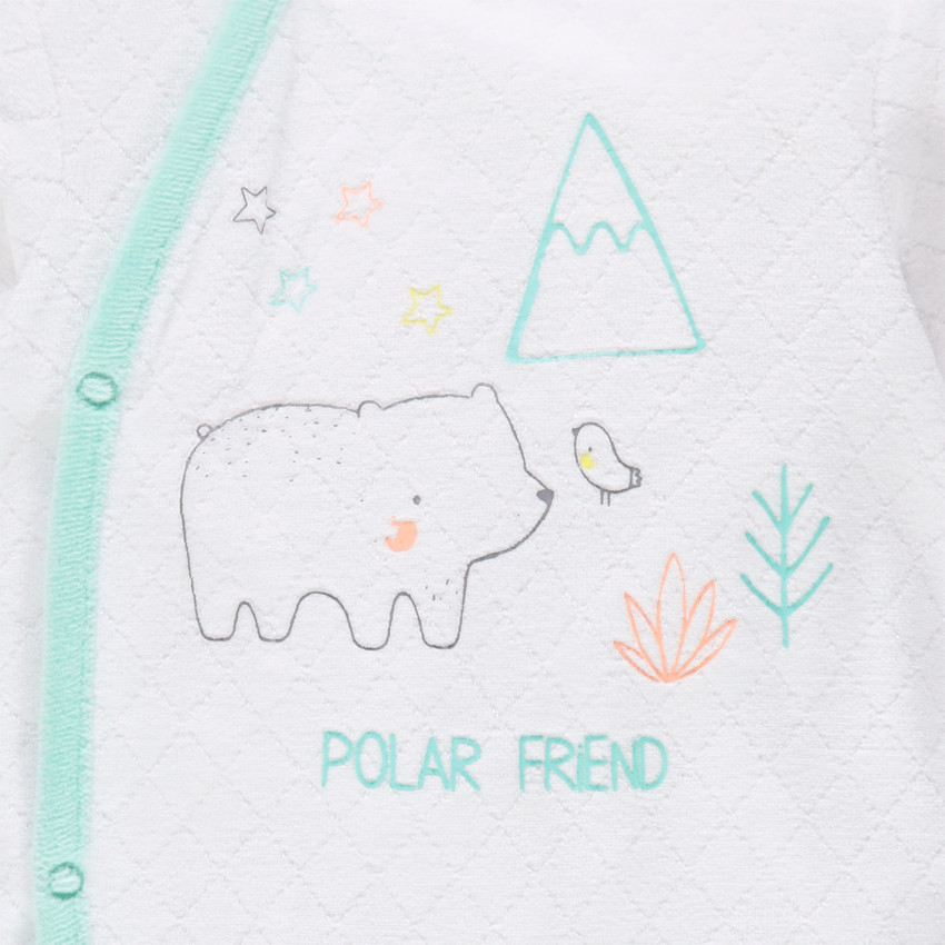 Pijama de terciopelo con animales estampados 