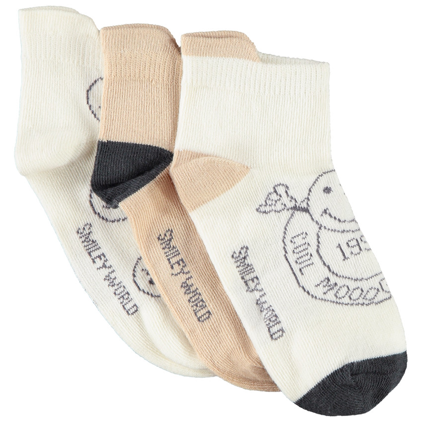 Pack de 3 pares de mallas ciclistas SmileyWorld para niño 