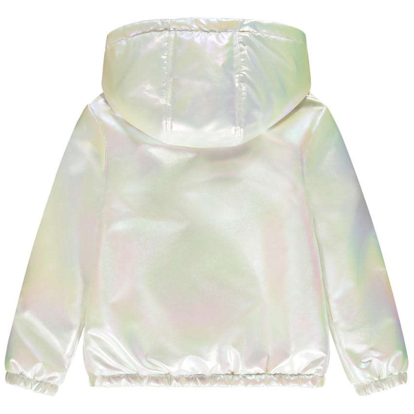 Chaqueta cortavientos acolchada efecto iridiscente para niña  Additional Chaqueta cortavientos acolchada efecto iridiscente para niña