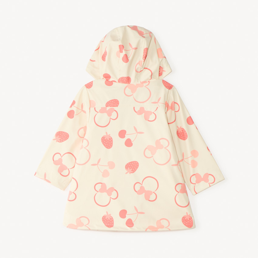 Parka de goma con capucha y orejas 3D de Minnie Disney para bebé niña 