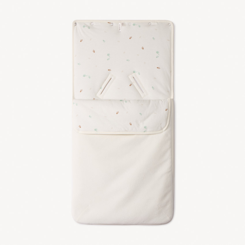 Pelele de terciopelo con forro estampado para bebé 