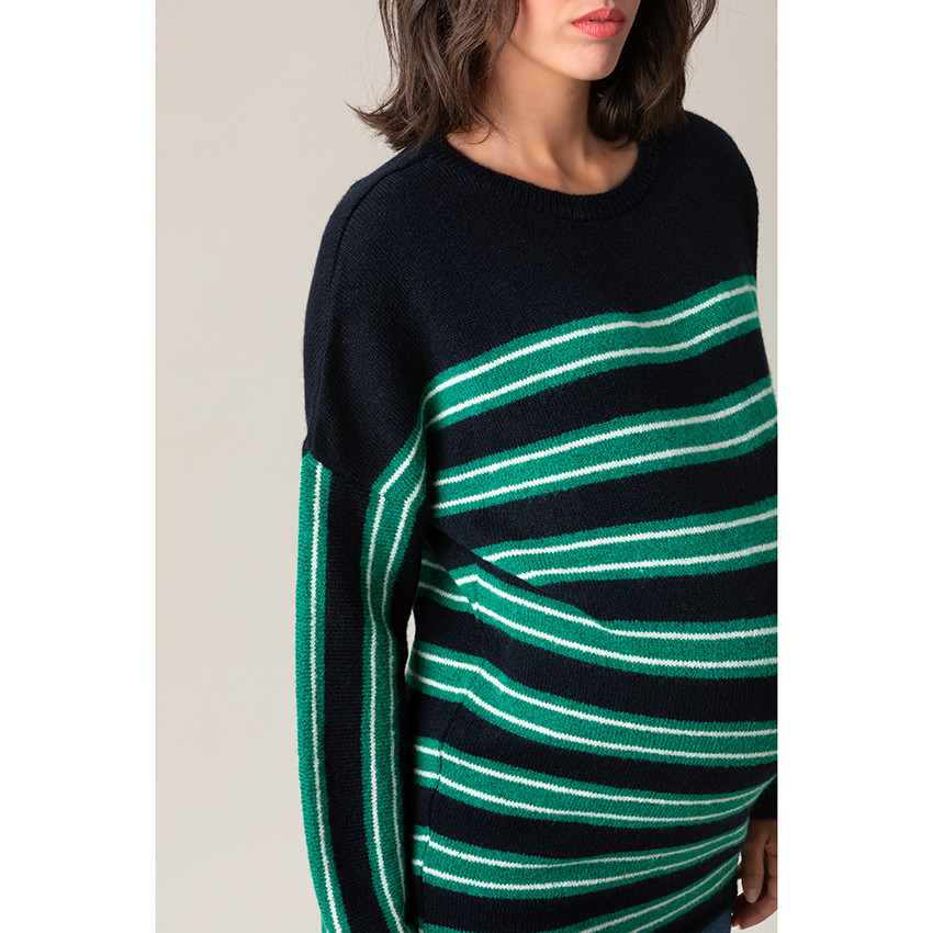 Jersey de premamá a rayas  Additional Jersey de premamá a rayas