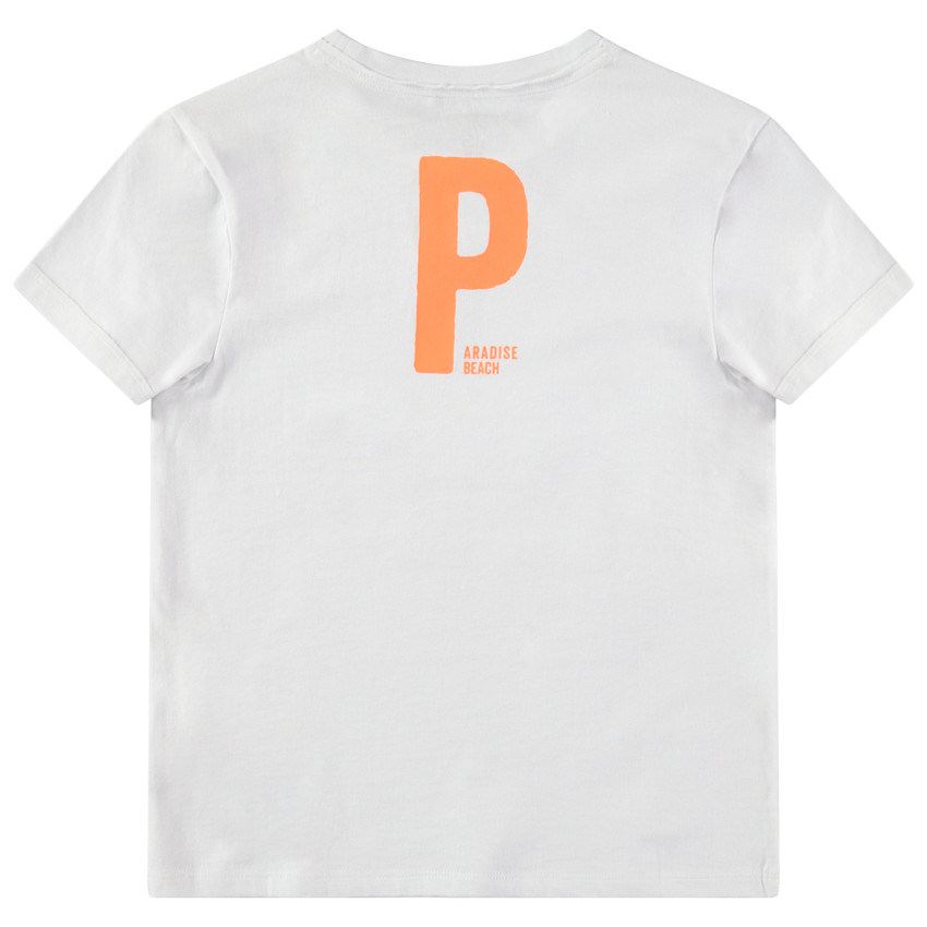 Júnior - Camiseta de manga corta de punto con piña estampada 